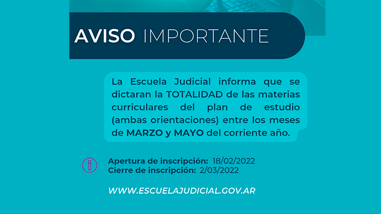 Escuela Aviso